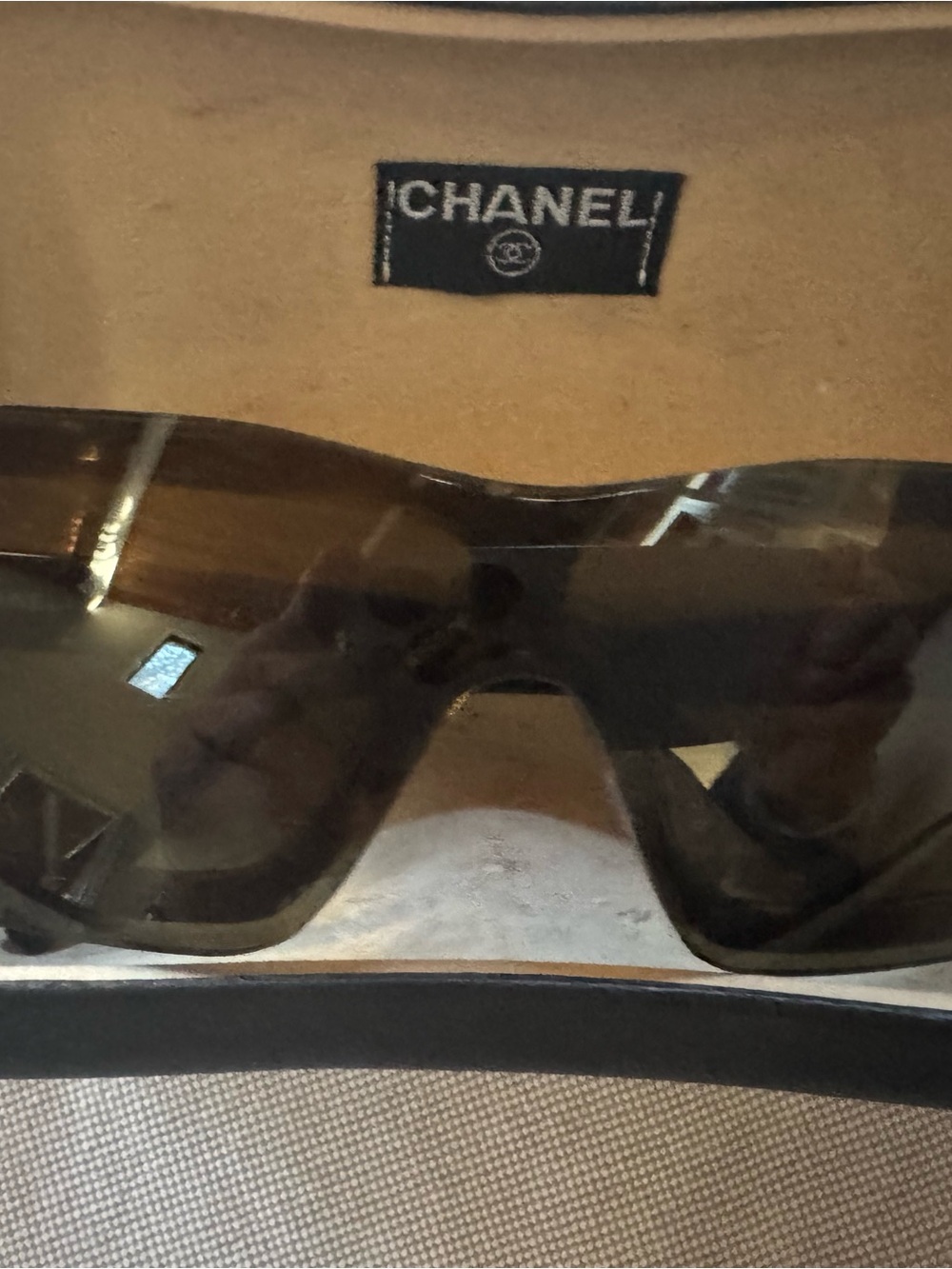 CHANEL WOMAN’S  SHEILD 5067 c533/73 Sunglasses in Dark Brown